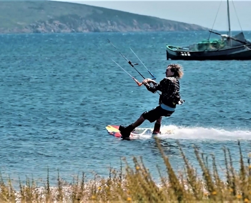 kiten, kitesurfen, sardinien, porto botte